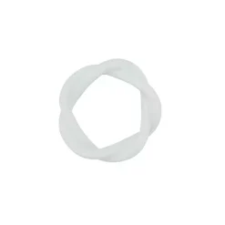 Kirklands Home Table Linens|Resin Twisted Napkin Rings, Set of 4 White