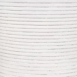 Kirklands Home Accent & End Tables|Ribbed Rattan Round Accent Table White