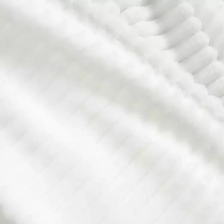 Outlet Ribbed Ultra Soft Faux Fur Throw Blankets & Throws