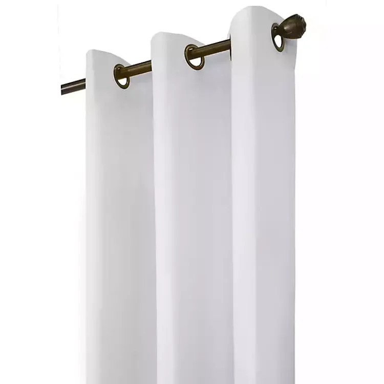 Kirklands Home Curtains & Drapes|Room Darkening Curtain Panel Set, 72 in. White