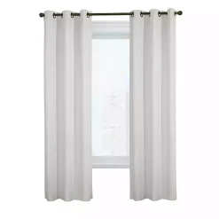 Kirklands Home Curtains & Drapes|Room Darkening Curtain Panel Set, 84 in. White