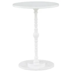 Kirklands Home Accent & End Tables|Santel Spindle Accent Table White