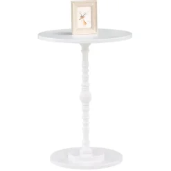 Kirklands Home Accent & End Tables|Santel Spindle Accent Table White