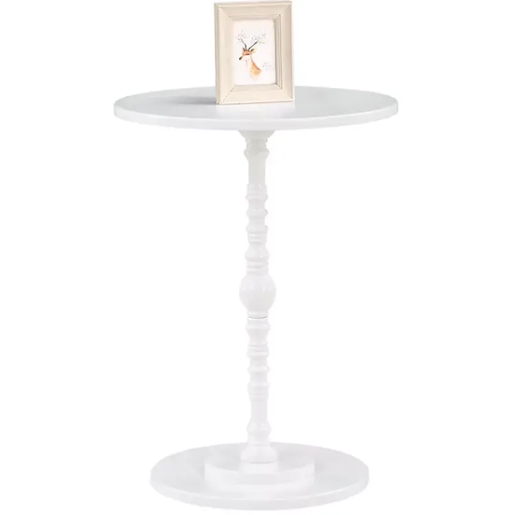 Kirklands Home Accent & End Tables|Santel Spindle Accent Table White