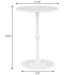 Kirklands Home Accent & End Tables|Santel Spindle Accent Table White