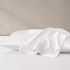 Kirklands Home Bed Sheets|Satin Standard 2-pc. Pillow Case Set White