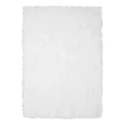 Kirklands Home Area Rugs|Shag Washable Area Rug, 5x7 White