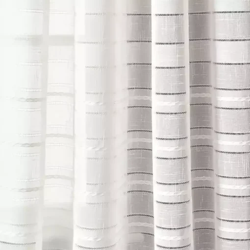 Kirklands Home Curtains & Drapes|Sheer Grommet Curtain Panel Set, 84 in. White
