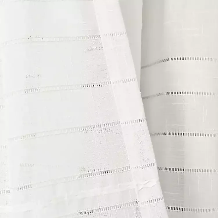 Kirklands Home Curtains & Drapes|Sheer Grommet Curtain Panel Set, 84 in. White