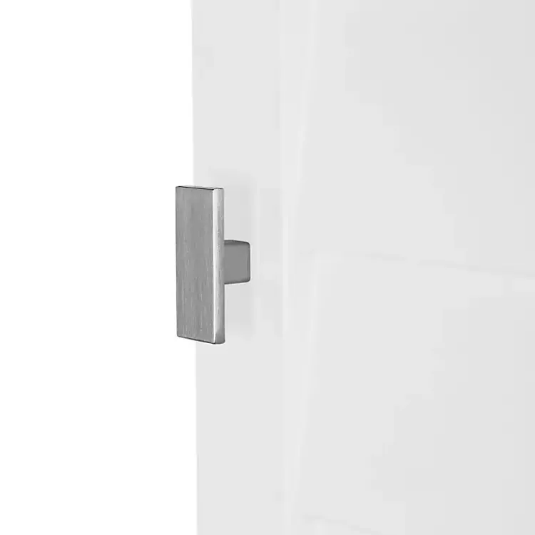 Kirklands Home Bathroom Furniture|Shutter Single Door Storage Cabinet White