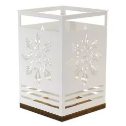 New Snowflake Cutout Candle Holders, Set of 2 Christmas Decorations