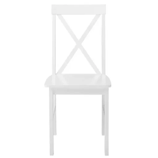 Kirklands Home Dining Sets|White Solid Wood 5-pc. Dining Set