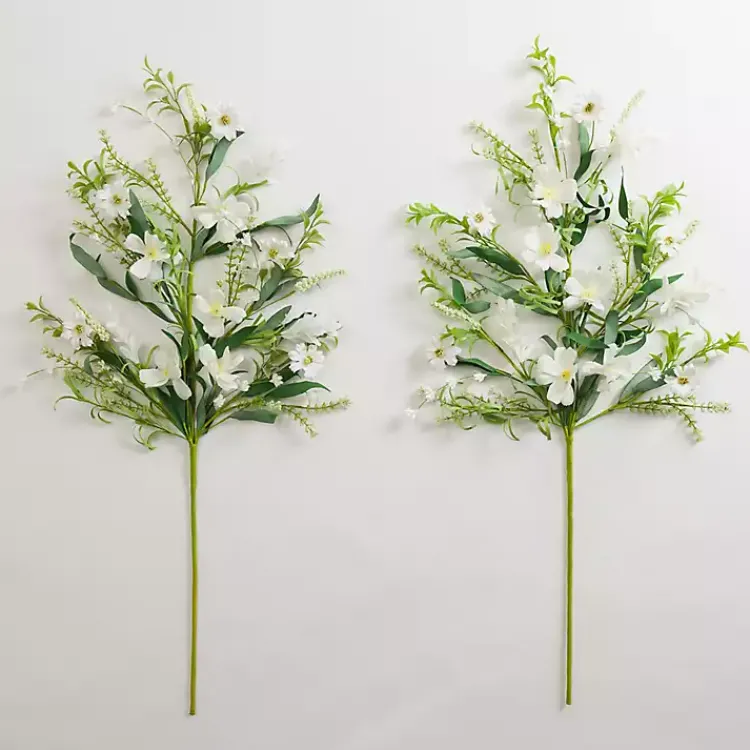 Clearance Spring Flower Stems, Set of 2 Stems & Bouquets