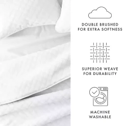 Kirklands Home Quilts|Stitched Diamond 3-pc. King Quilt Set White
