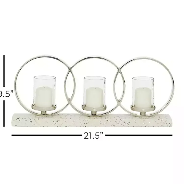 Hot White Terrazzo Candle Holder Runner Candle Holders