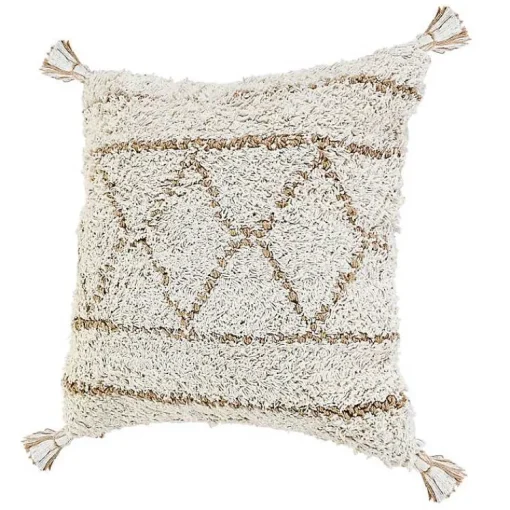 Sale White Textured Diamond Throw Pillow Pillows