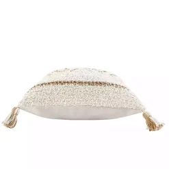 Sale White Textured Diamond Throw Pillow Pillows
