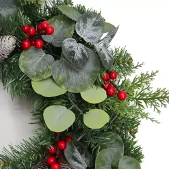 Hot White Tip Pinecone and Eucalyptus Wreath Wreaths