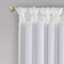 Kirklands Home Curtains & Drapes|Total Blackout Curtain Panel, 95 in. White