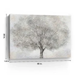 Kirklands Home Canvas Art|White Tree Blossoms Canvas Art Print, 48x36 in.