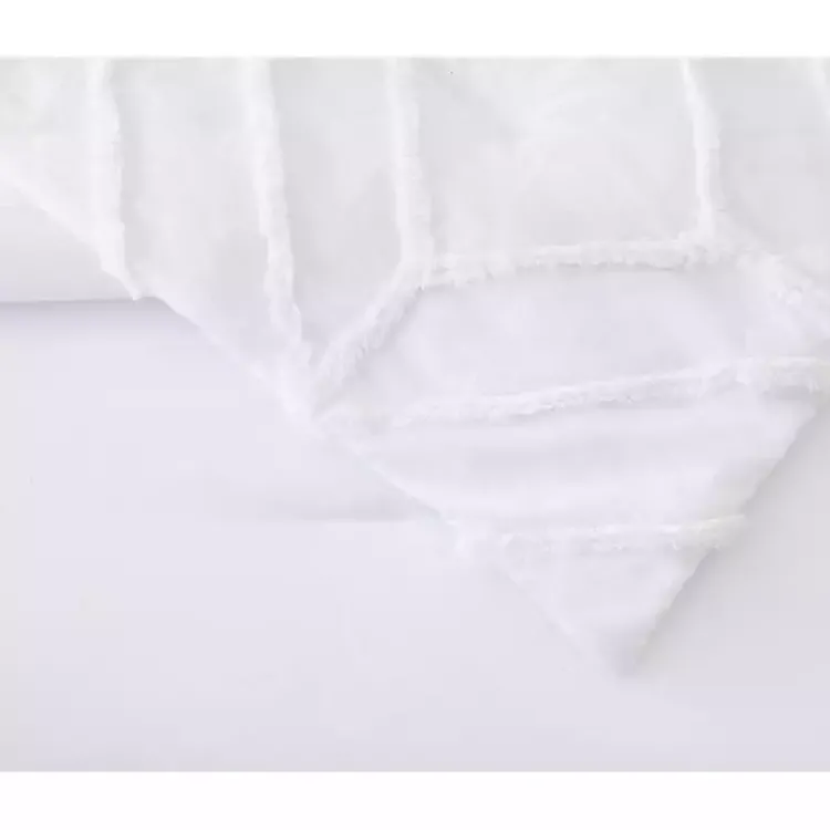 Kirklands Home Duvets|Tufted Chenille 3-pc. King Duvet Set White