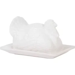 Online Turkey Harvest Butter Dish Fall