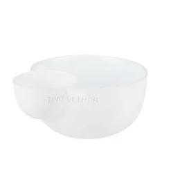 Kirklands Home Serving & Entertaining|Two Gether Porcelain Chip & Dip Bowl White