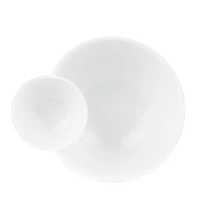 Kirklands Home Serving & Entertaining|Two Gether Porcelain Chip & Dip Bowl White