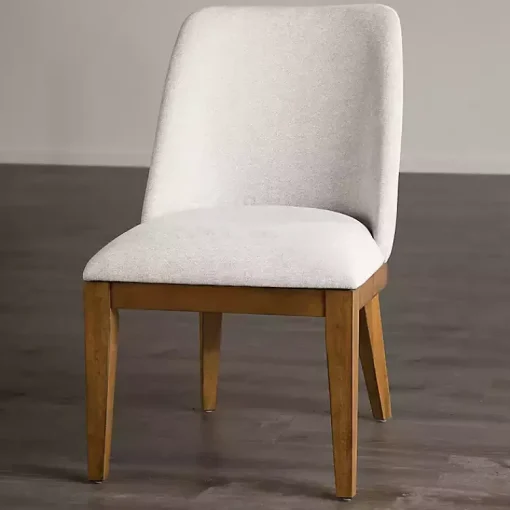 Kirklands Home Dining Chairs|Upholstered Cassie Dining Chairs, Set of 2 White