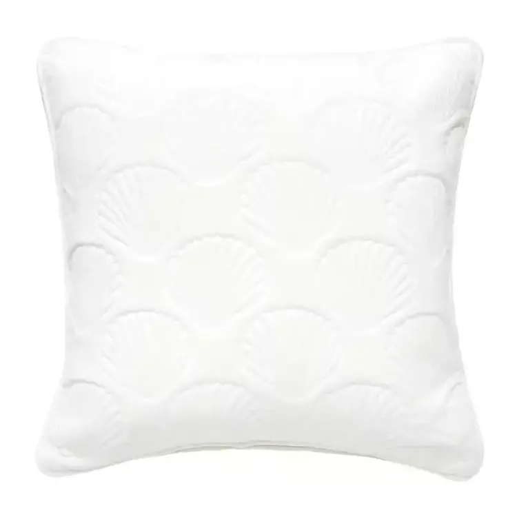 Hot Velvet Seashell Pillow Pillows