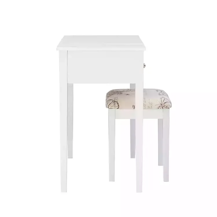 Kirklands Home Dressers & Chests|Virginia Butterfly 2-pc. Vanity Set White