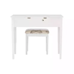 Kirklands Home Dressers & Chests|Virginia Butterfly 2-pc. Vanity Set White