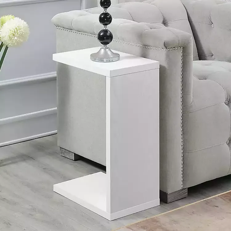 Kirklands Home Accent & End Tables|Wakefield C-Table White
