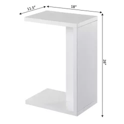Kirklands Home Accent & End Tables|Wakefield C-Table White