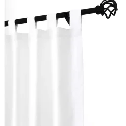 Kirklands Home Curtains & Drapes|Weathermate Blackout Curtain Panel, 84 in. White