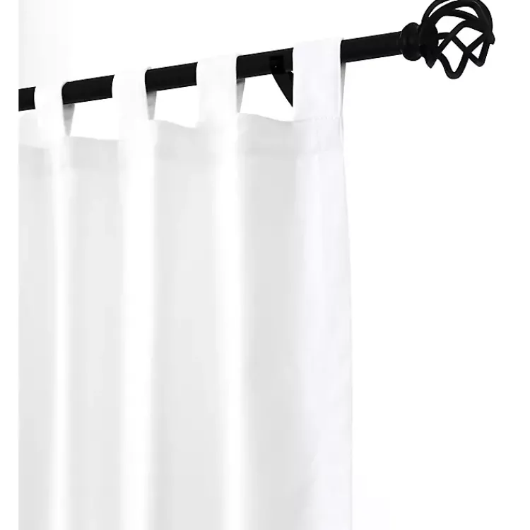 Kirklands Home Curtains & Drapes|Weathermate Blackout Curtain Panel, 95 in. White