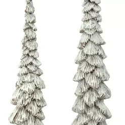 Outlet Winter Forest Trees, Set of 2 Christmas Decorations