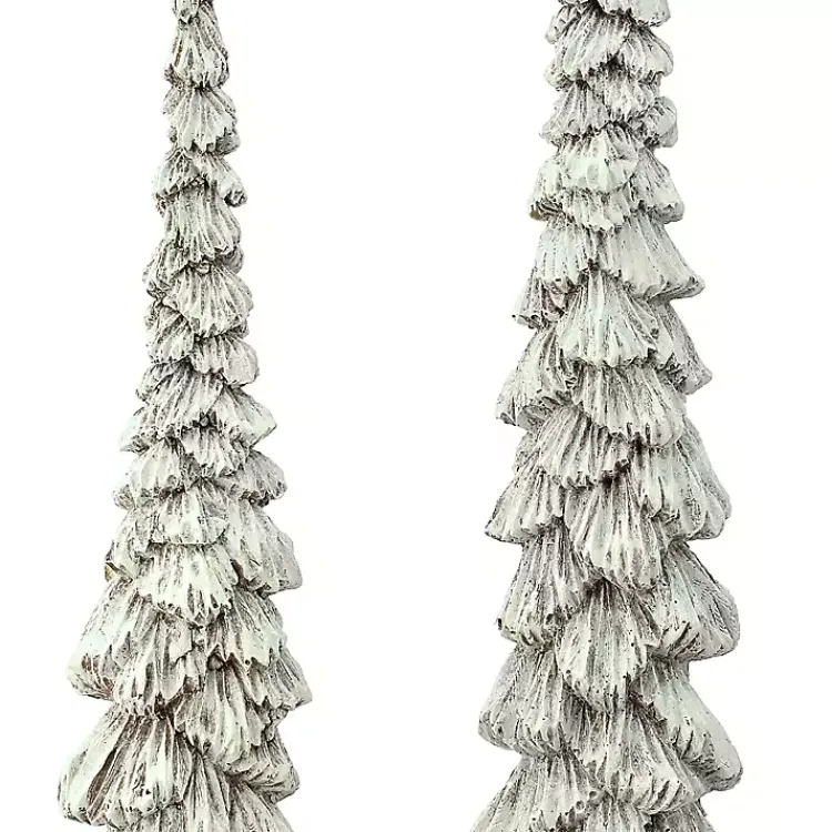 Outlet Winter Forest Trees, Set of 2 Christmas Decorations