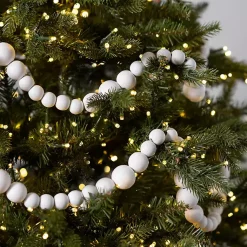 Clearance Wood Beaded Garland Christmas Tree Decorations