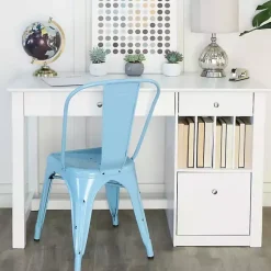 Kirklands Home Office Furniture|Wood Computer Desk White