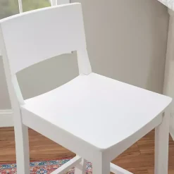 Kirklands Home Bar Stools & Counter Height Stools|Wood Devin Bar Stools, Set of 2 White