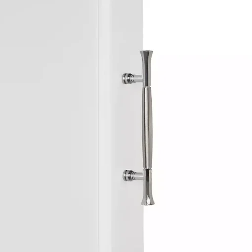 Kirklands Home Wall Storage|Wood 2-Door Open Shelf Wall Cabinet White