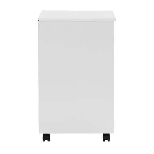 Kirklands Home Office Furniture|Wood 6-Drawer Cary Storage Cart White