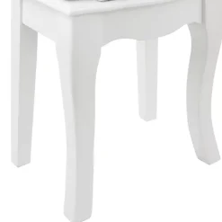 Kirklands Home Dressers & Chests|Wood 4-Drawer Elena Jewelry Armoire White