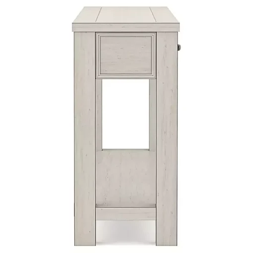 Kirklands Home Console Tables|Wood 4-Drawer Farmhouse Console Table White
