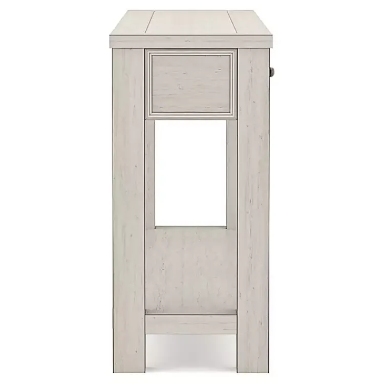 Kirklands Home Console Tables|Wood 4-Drawer Farmhouse Console Table White