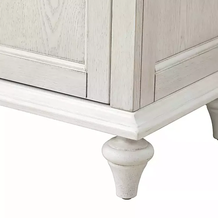 Kirklands Home Cabinets & Sideboards|Wood Glass Door Sideboard Cabinet White