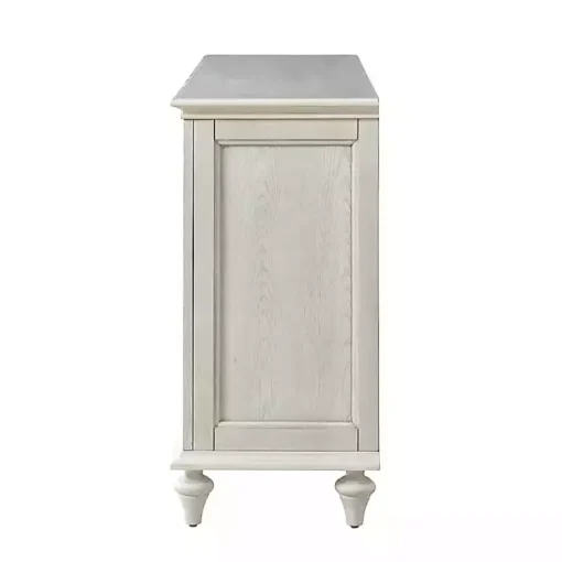 Kirklands Home Cabinets & Sideboards|Wood Glass Door Sideboard Cabinet White