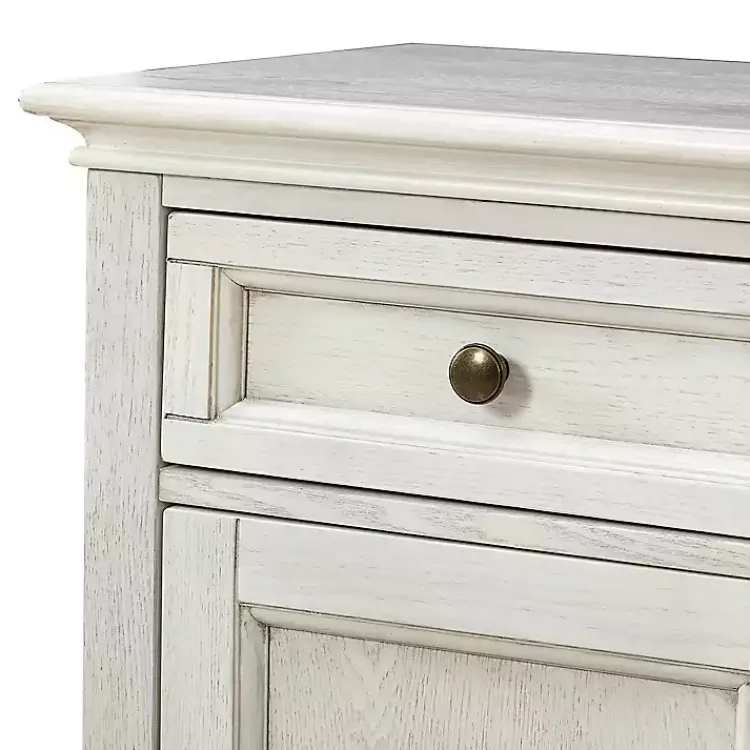 Kirklands Home Cabinets & Sideboards|Wood Glass Door Sideboard Cabinet White