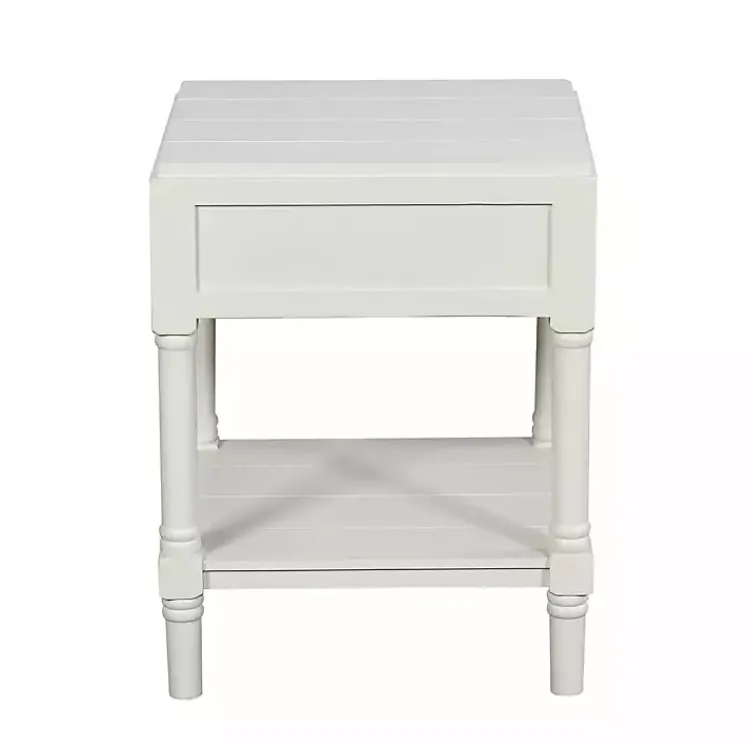 Kirklands Home Accent & End Tables|Wood Layla Accent Table White